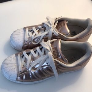 Rose gold Adidas